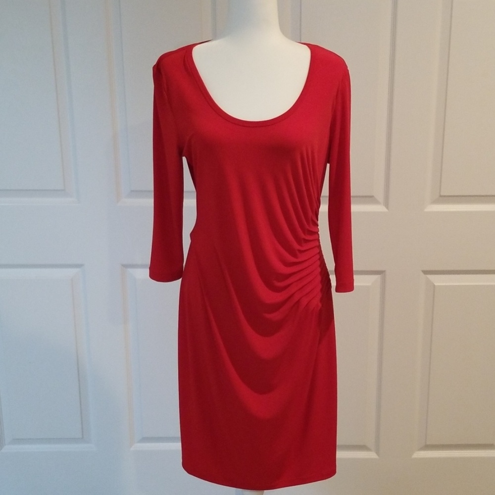3/4 length sleeve dress